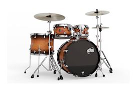 DS DRUM - GROOVEMASTER STUDIO DRUMSTEL W/HARDWARE - AMBER BURST STAIN